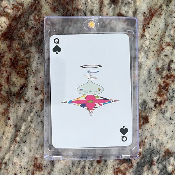 Louis Vuitton VIP Murakami Queen of Spades Multicolor card in Holder - Picture 7 of 8